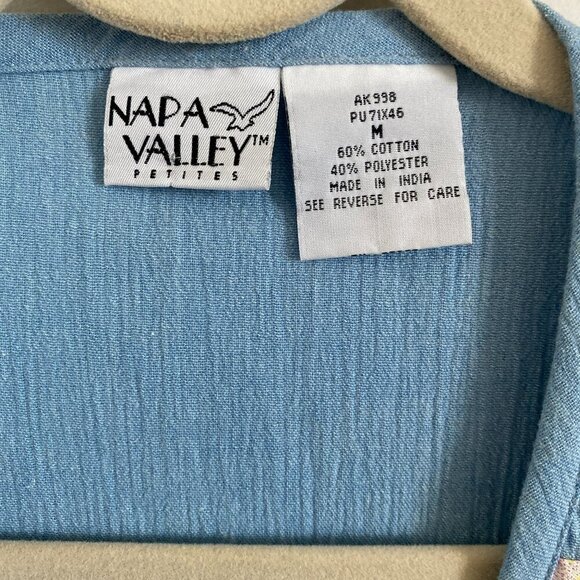 Amazing and Unique Vintage 90s Quilted Basket Weave Vest by NAPA VALLEY Size M - Picture 4 of 4